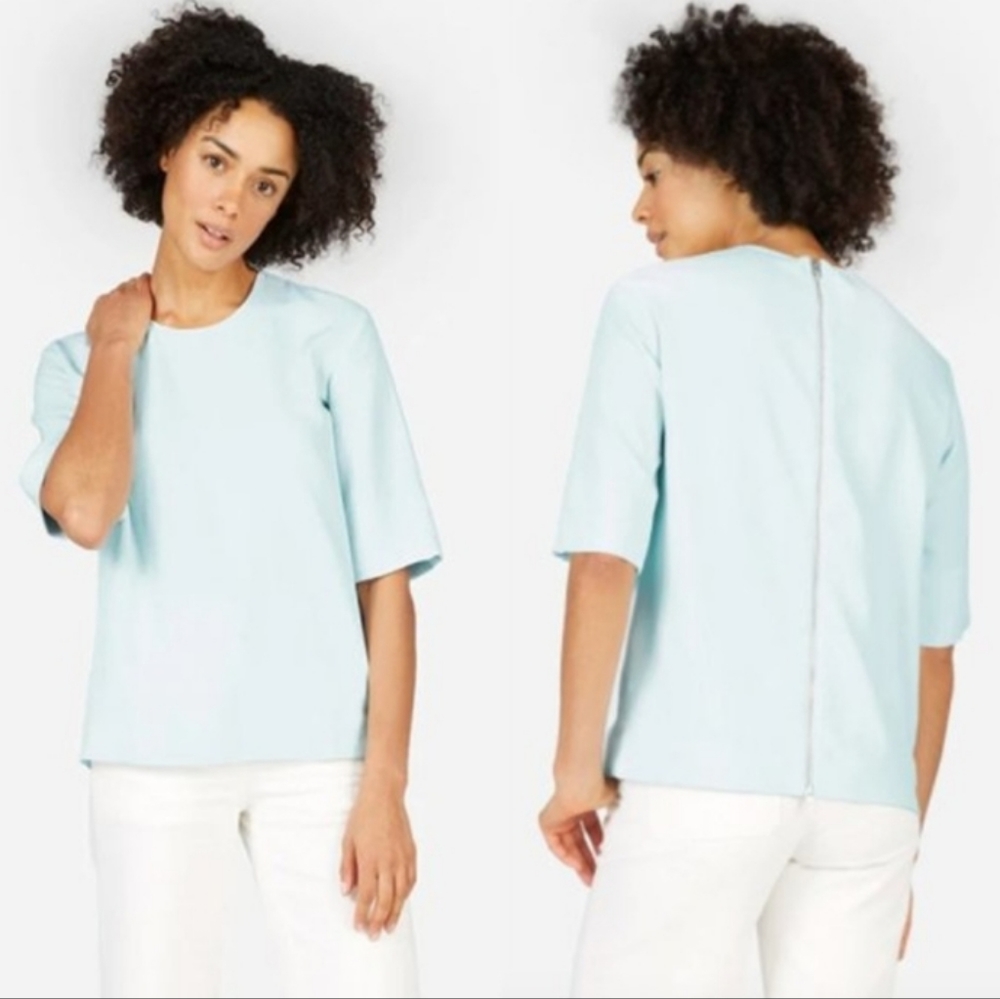 Everlane Goweave Japanese Light Blue Top (00)